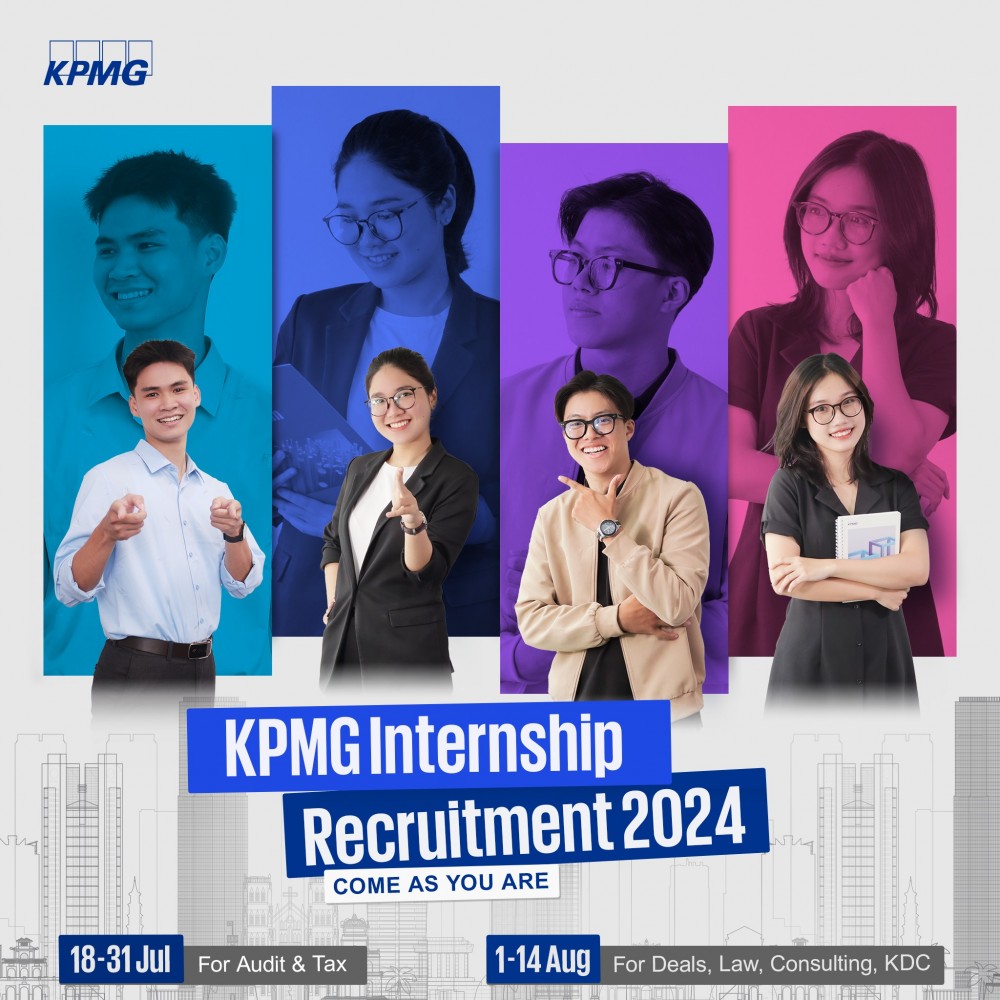 Chương trình tuyển dụng Internship của KPMG Việt Nam năm 2024 BISC