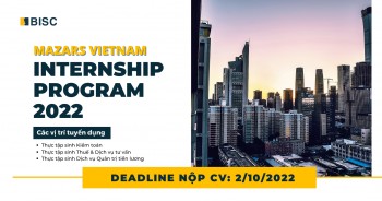 Chương trình tuyển dụng Internship của Mazars Việt Nam năm 2022