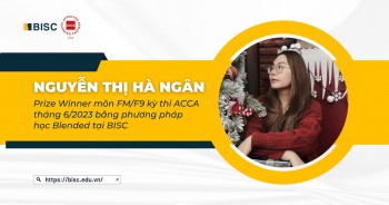 Học Online 100%, học viên BISC đạt Prize Winner môn ACCA FM/F9 trong kỳ thi tháng 6/2023