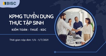 [Tin tuyển dụng] KPMG tuyển dụng thực tập sinh Kiểm toán - Thuế - KDC năm 2022